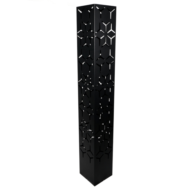 LED Light Towers 1800mm high x 265mm wide | Geo | Jet Black Powder Coat ...