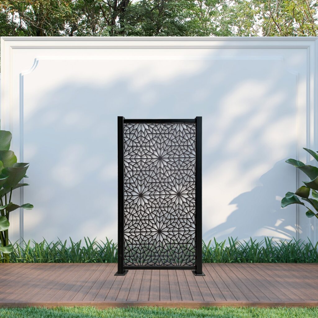 Metal Garden Privacy Screen | Ria Design | 1200mm (4ft) High | Various ...