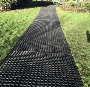 Rubber Grass and Ground Protection Mats 1.5m x 1m x 16mm - The Ideal Garden